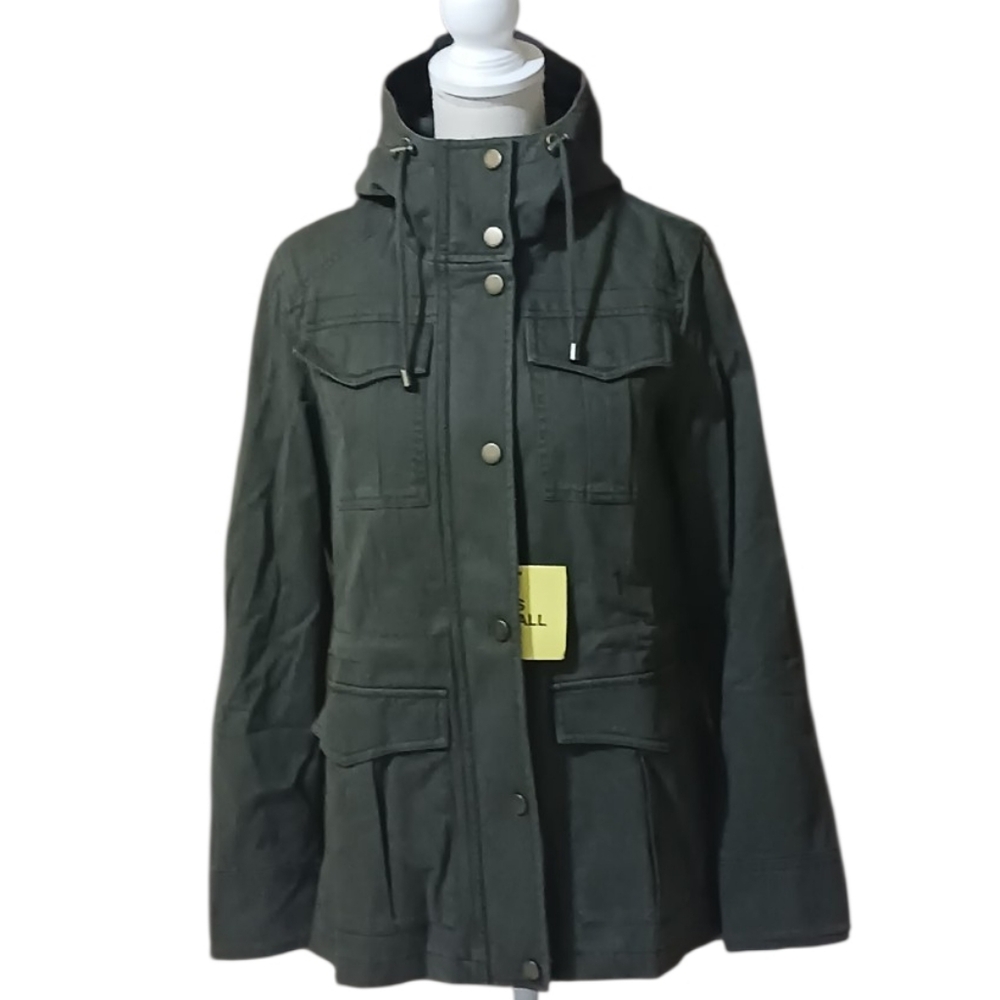 Lucky Brand Warm Cozy Hoodie Jackie Olive Green Girls Size Sm New